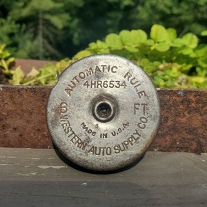 Vintage Automatic Ruler, tape measure