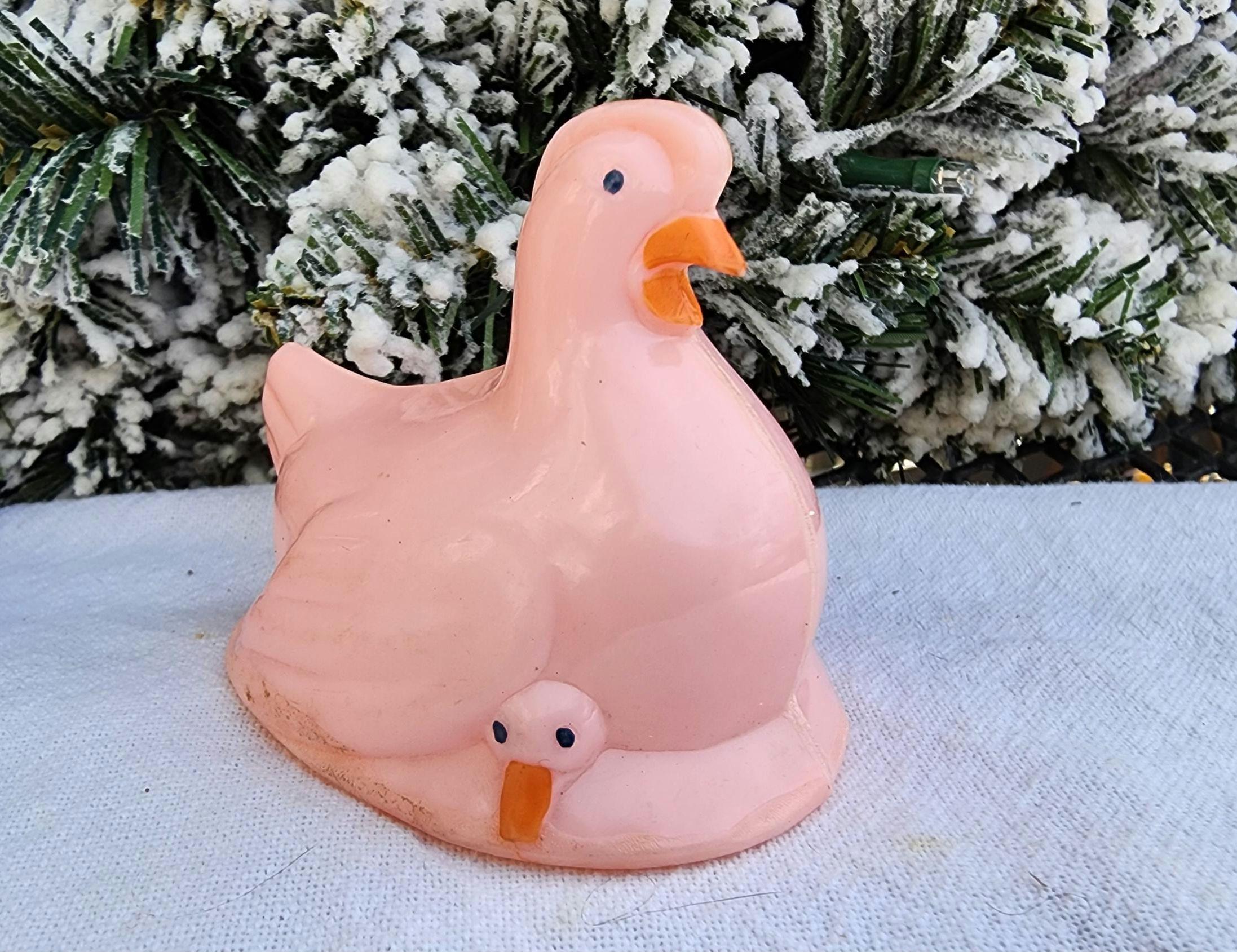 Vintage Knickerbocker Pink Plastic Bunny - Etsy