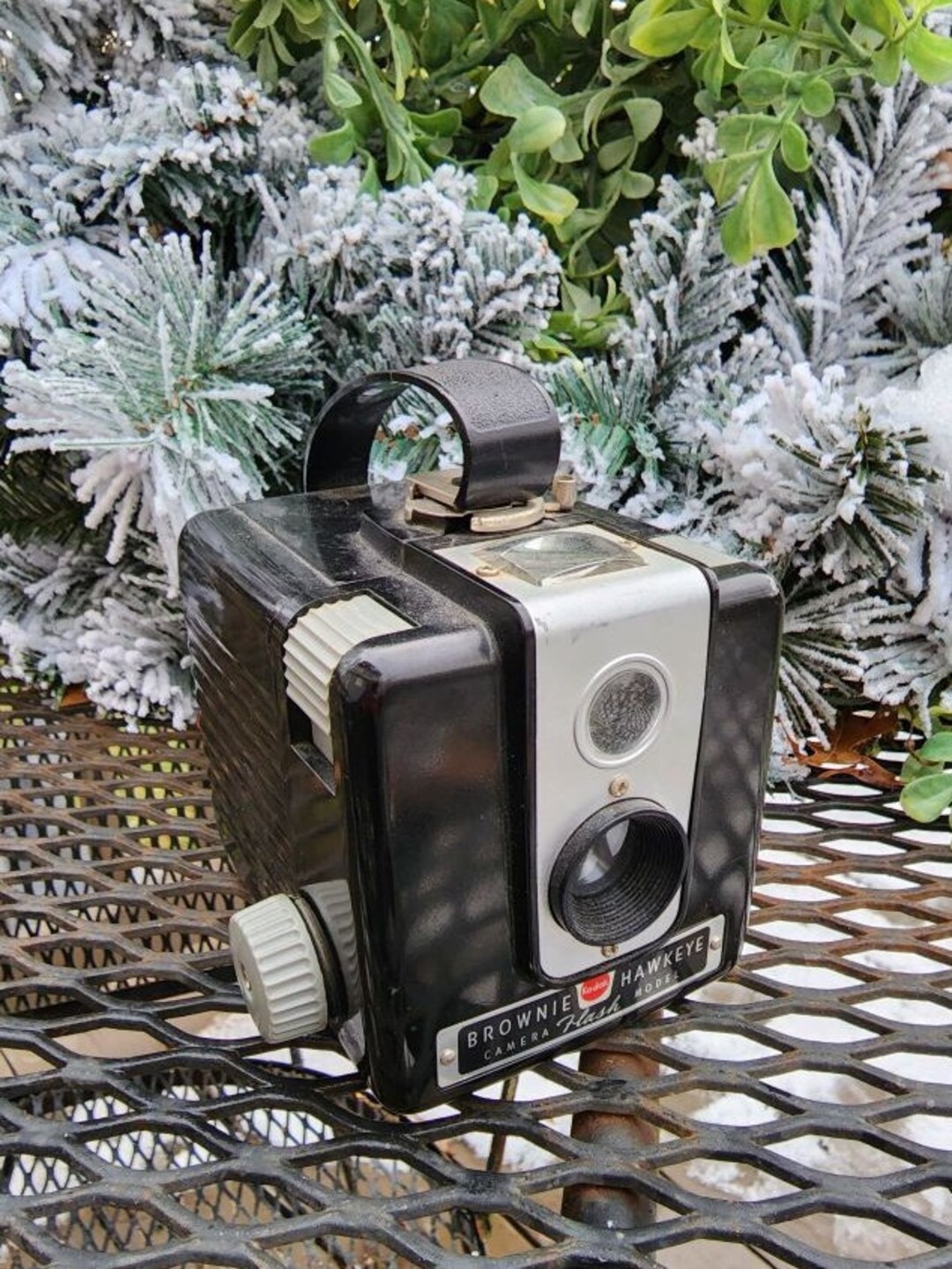 Vintage Kodak Brownie Hawkeye Camera Flash Model Etsy