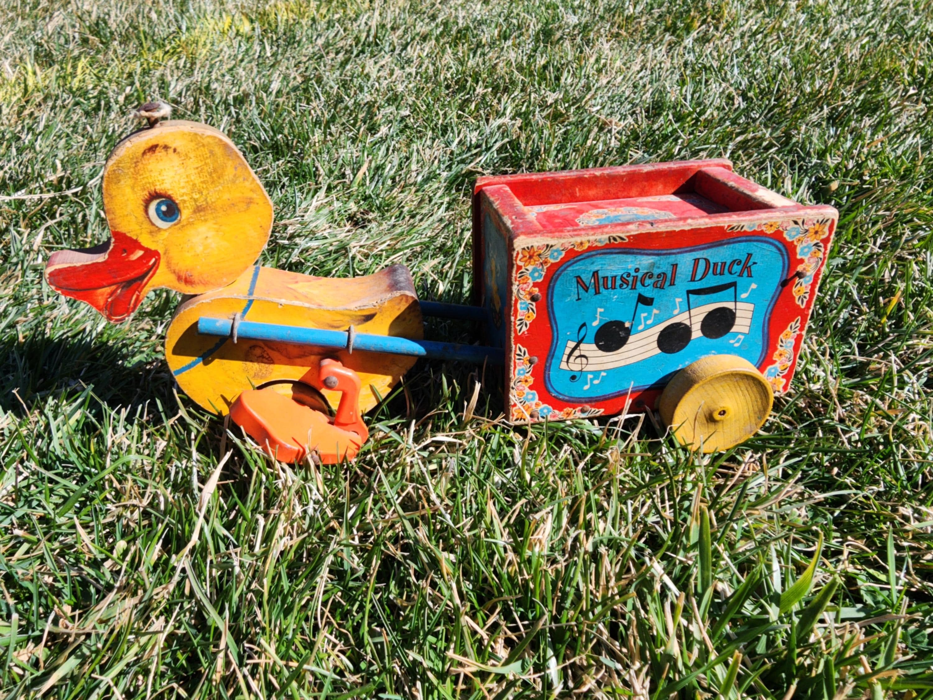 Fisher Price Duck Pull Toy - Etsy