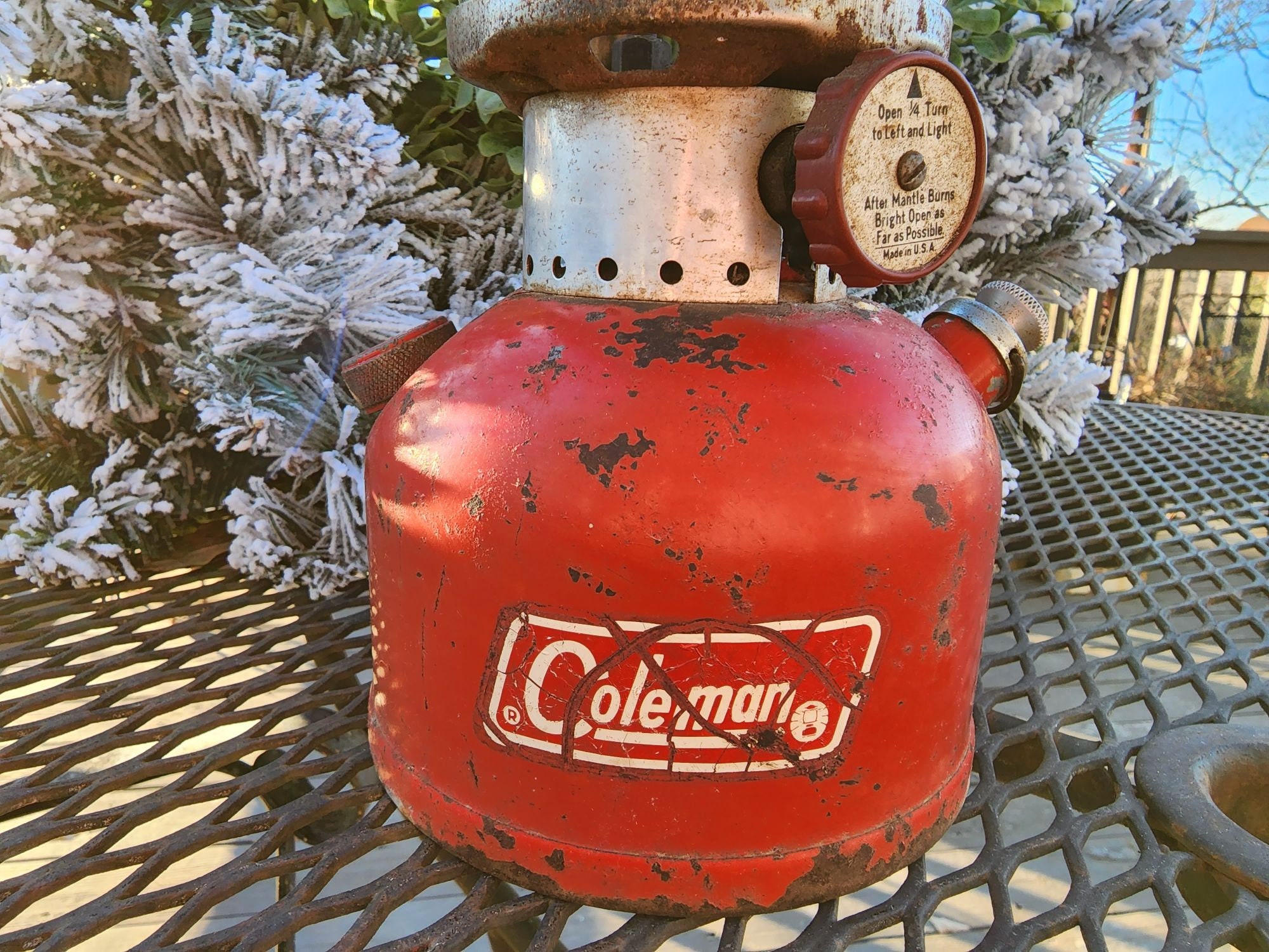 Vintage Coleman Lantern,red - Etsy