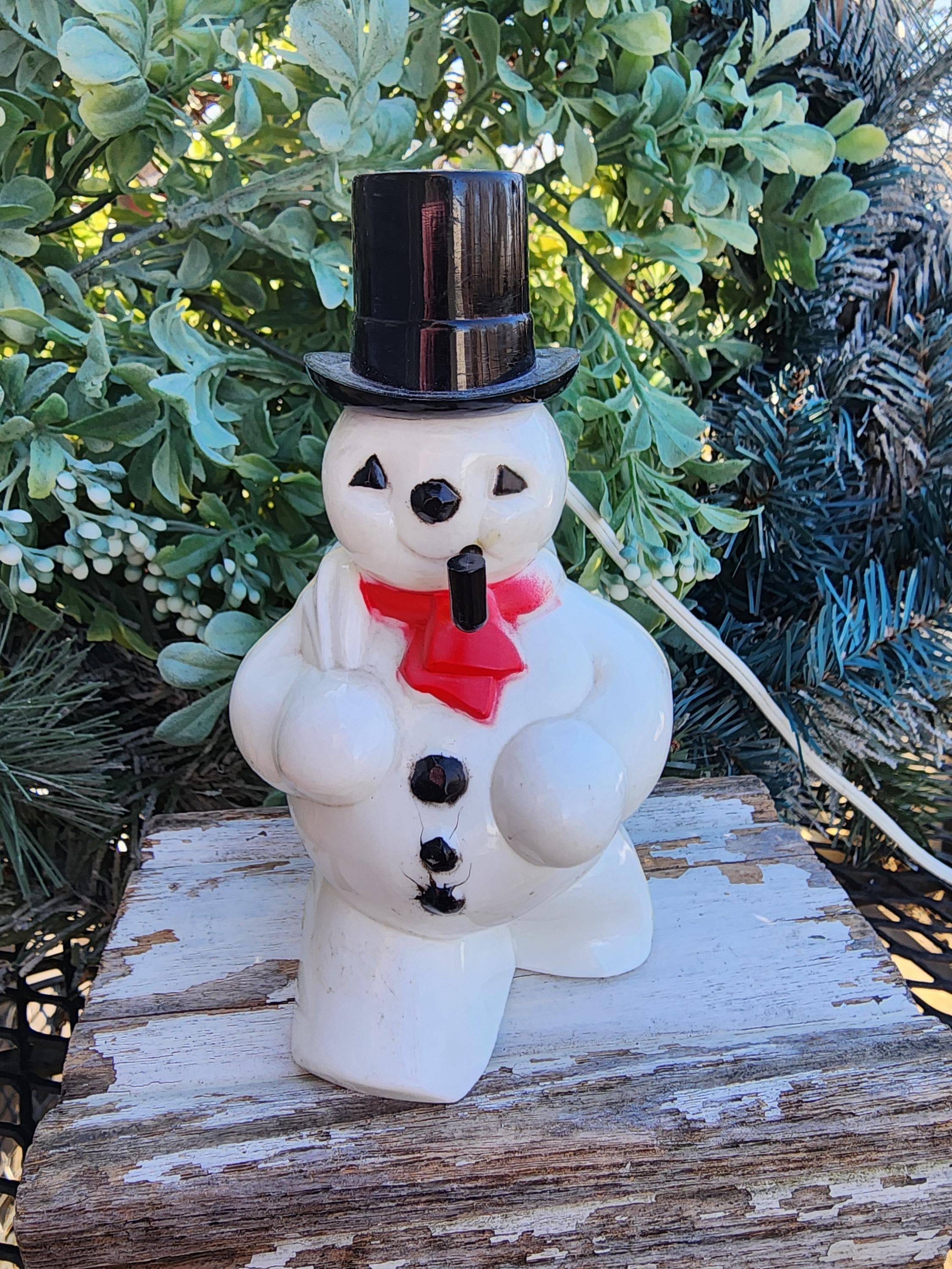 Vintage Frosty the Snowman Light Up - Etsy