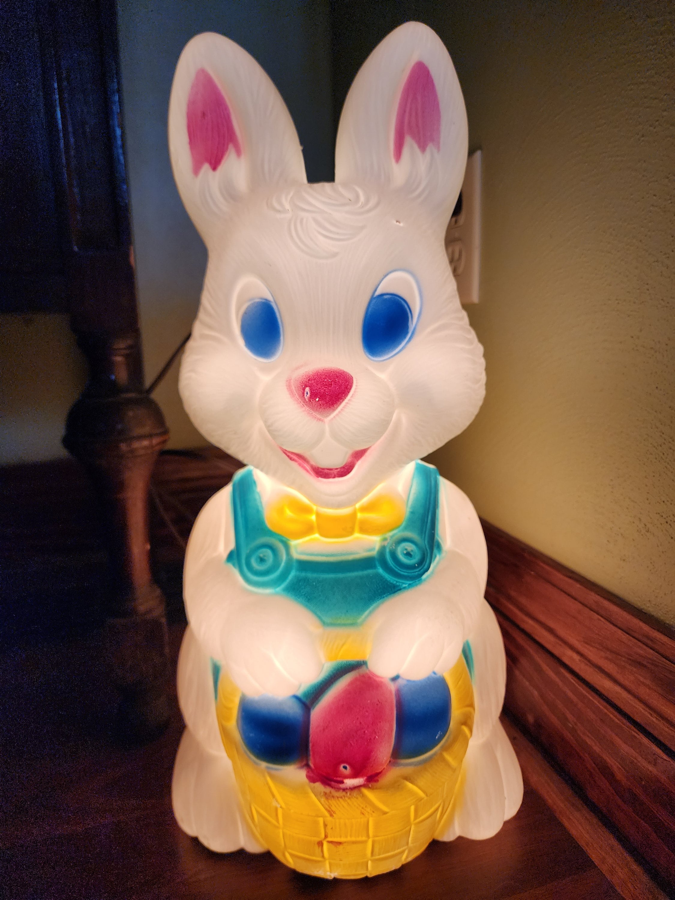 Vintage Easter Bunny Blowmold - General Foam Plastics Decor - Etsy