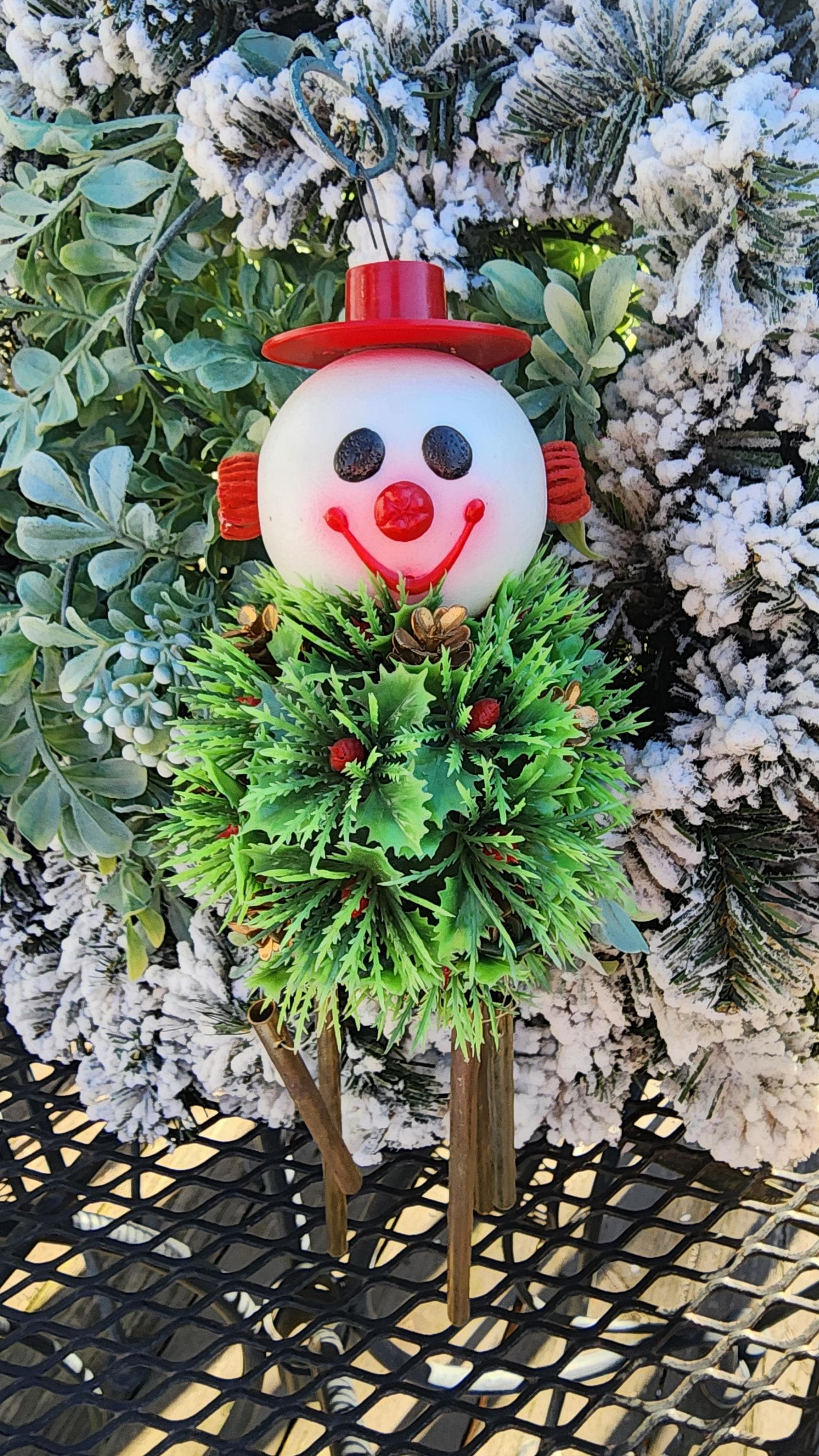 Vintage Christmas Pine Scented Snowman Chimes, Mistletoe - Etsy