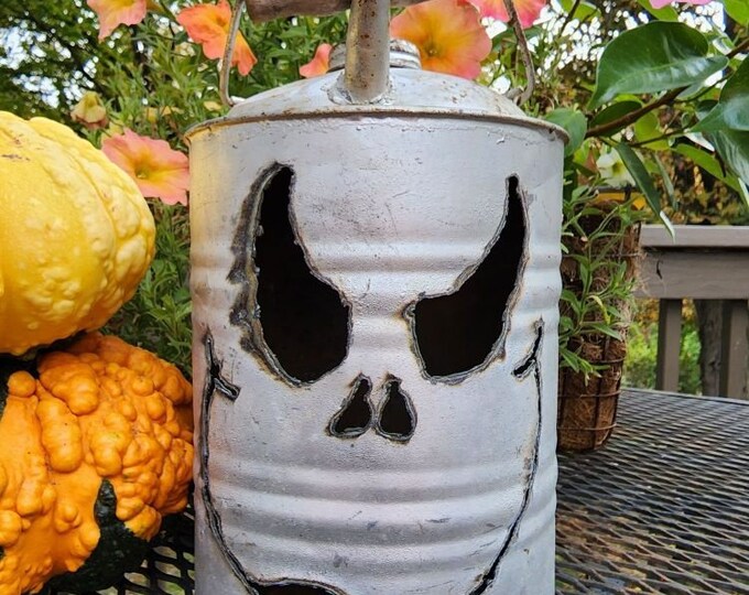 Vintage Gas Can Jack O Lantern Etsy