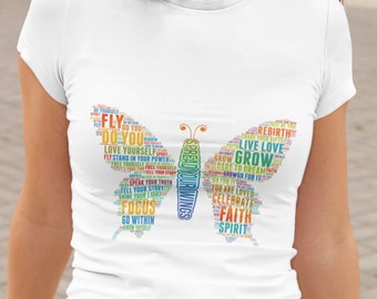 Camiseta de mariposa