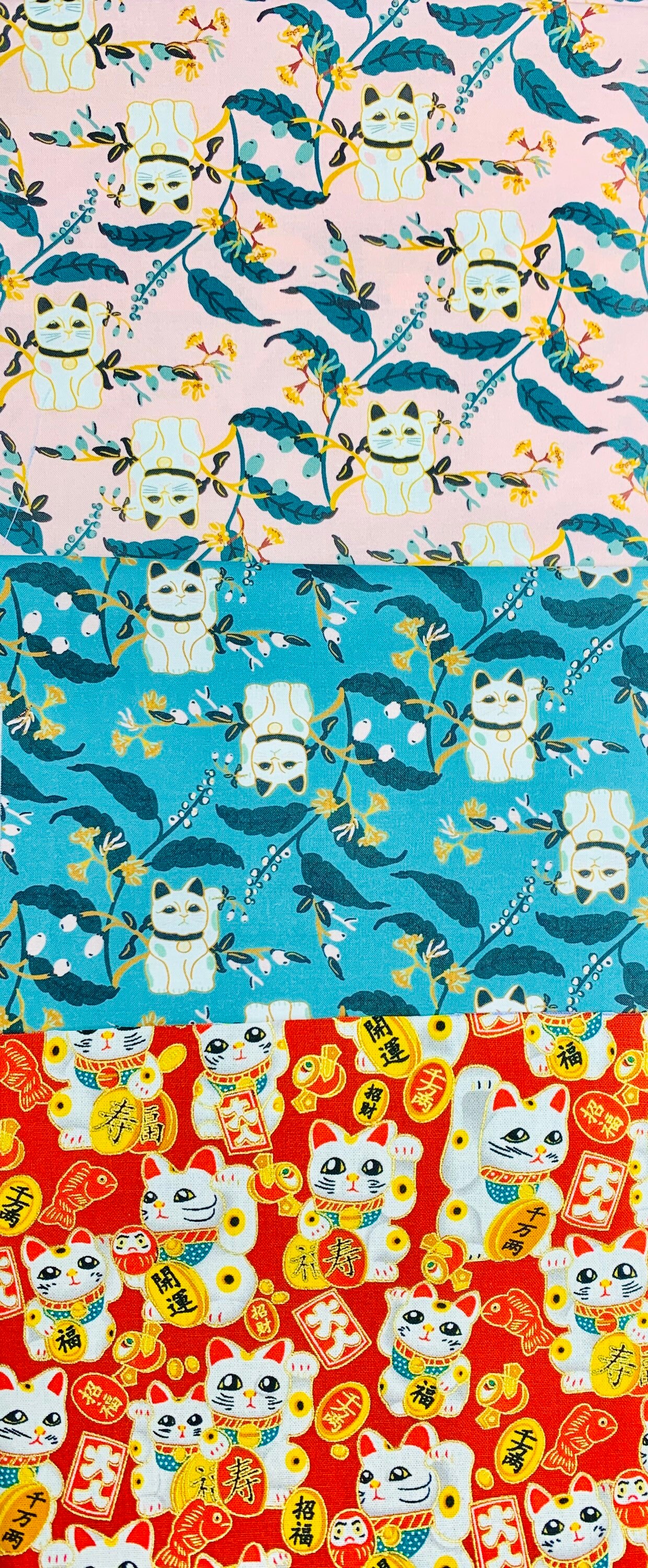 Adult Pink Green Lucky Cat Face Mask Washable Face Mask With Etsy