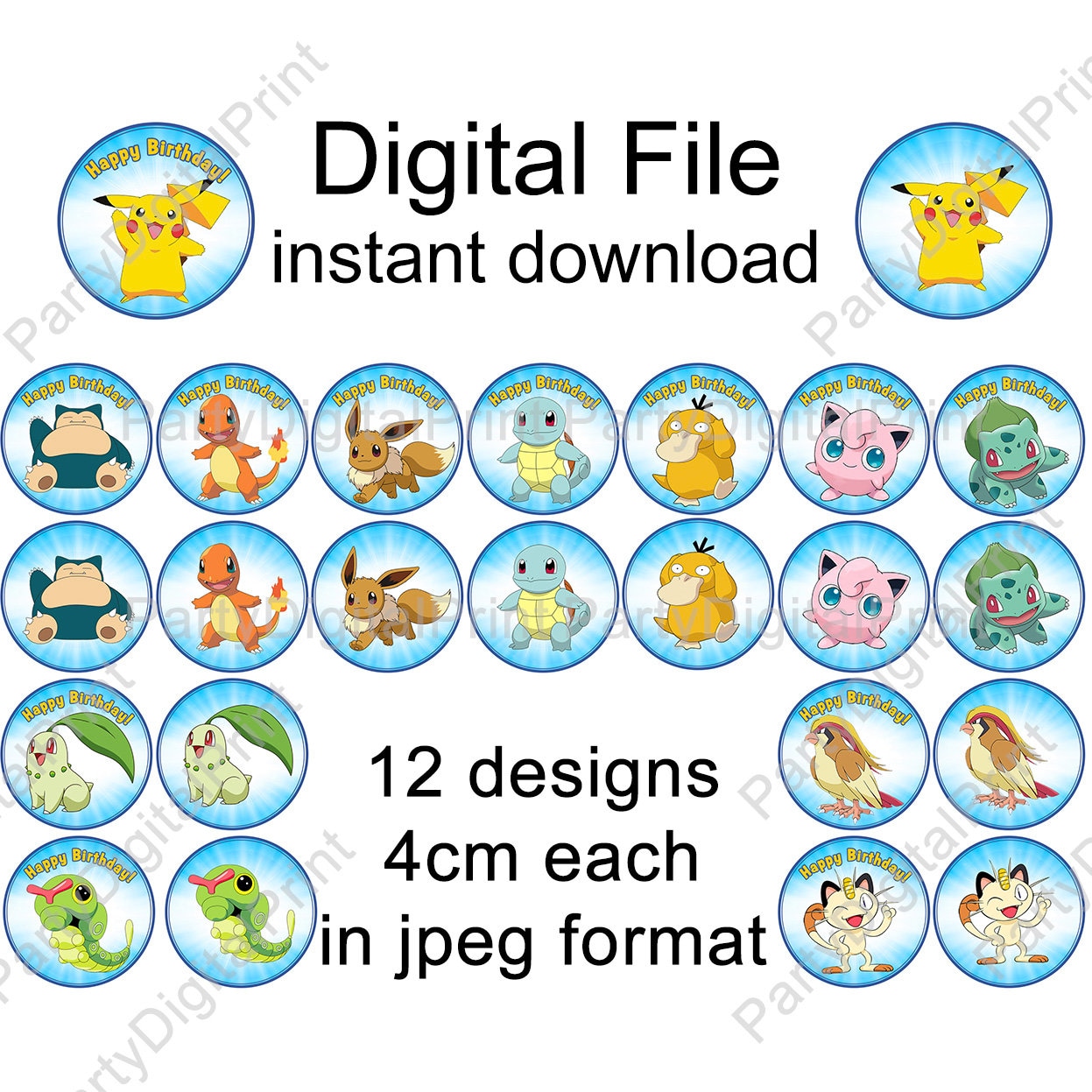 22 Pokemon Face Svg Big Bundle Pikachu Snorlax Clipart Cut -  Norway