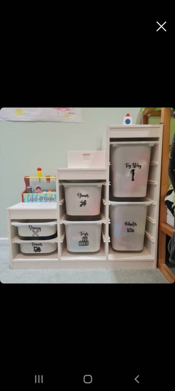 Toy box stickers vinyl decals and pictures x5 Etsy