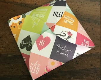 Square Envelope SVG | Pop-up Envelope | Cute Circle Envelope | Envelope Card SVG | Digital Download