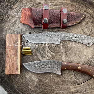 Damascus Knife Making Kit, Damascus Knife Blank