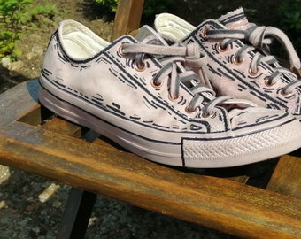 Cartoon Converse Etsy