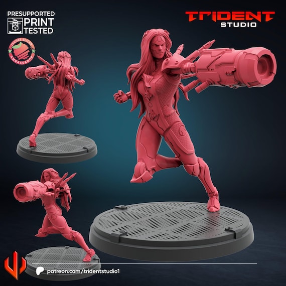 Omega Sentinel (fan Art Sculpted by Trident Studio) (crisis