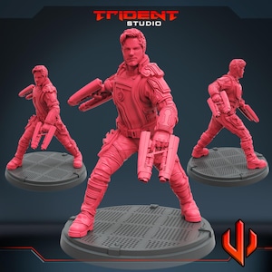Star-Lord (Fan art sculpted by Trident Studio) (Crisis Protocol Proxy/Alternative)