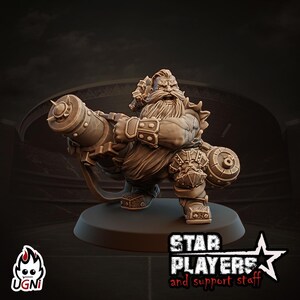 Baruk Fireblaze - Star Player - Fantasy Football - UGNI Miniatures