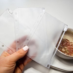 Zipp Hülle/ Umschlag für Budget Binder A6/A7| Umschlagmethode Geld sparen | Budget Planer | A7 und A6