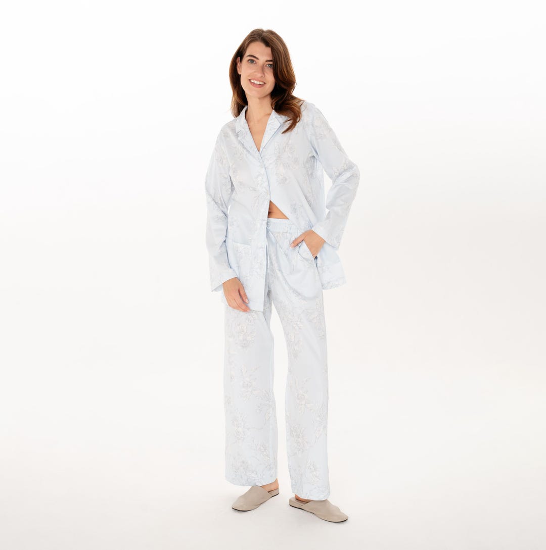 Floral Cotton Women’s Pajama Set