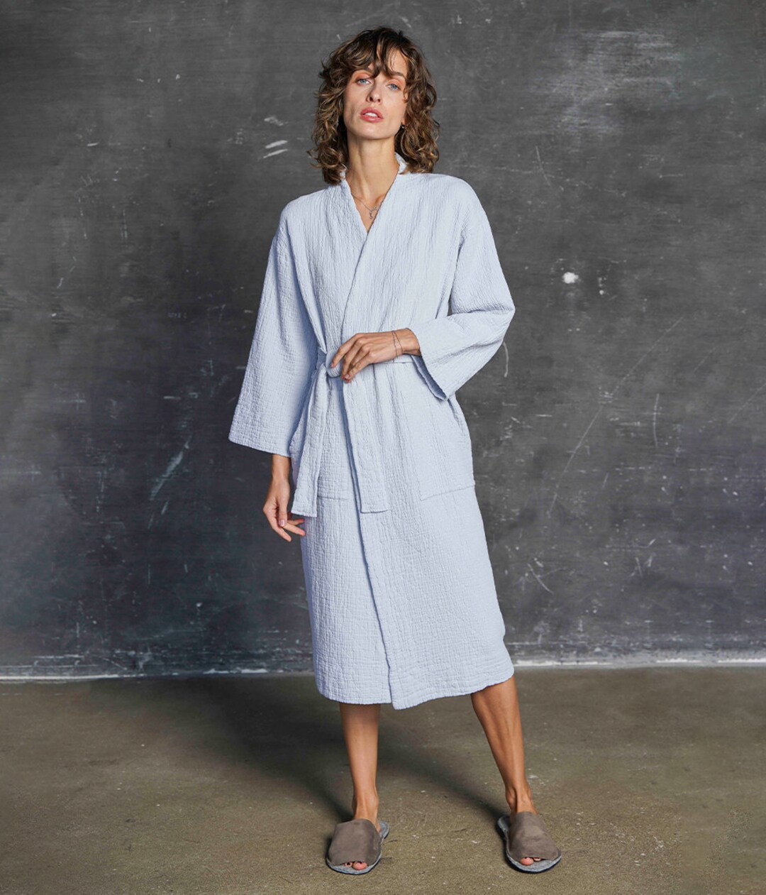 Luxury Women's Robe Cotton Robe Orion Alu 300 Threadcount 100 Cotton