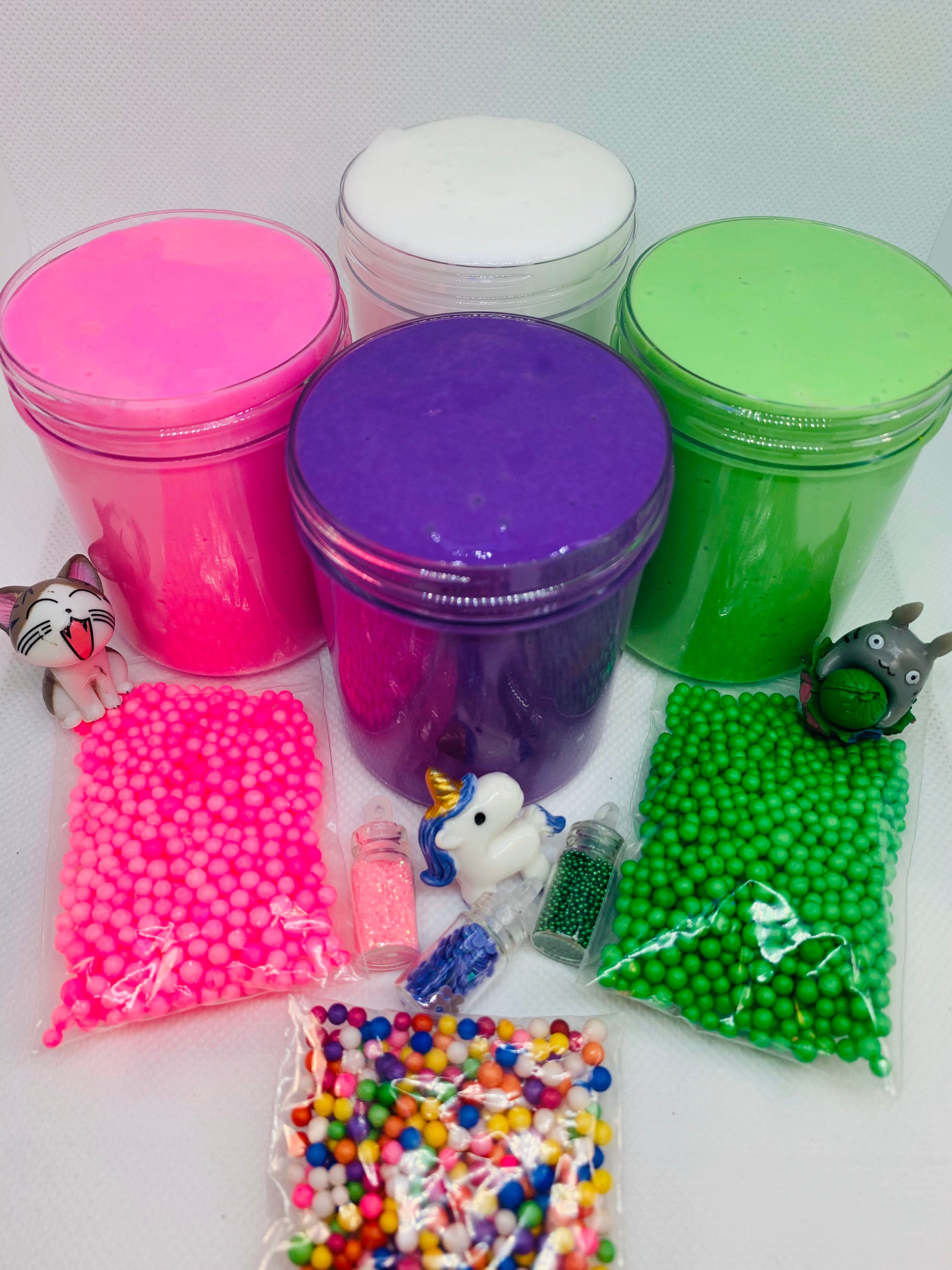 DIY Slime Kit Thick and Glossy Slime Etsy