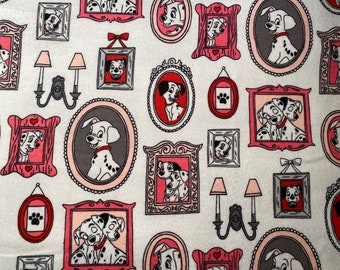 15 Pieces Camelot Fabrics 101 Dalmatians Fat Quarter Bundle Quilt Fabric Precut Fabric Cotton Fabric