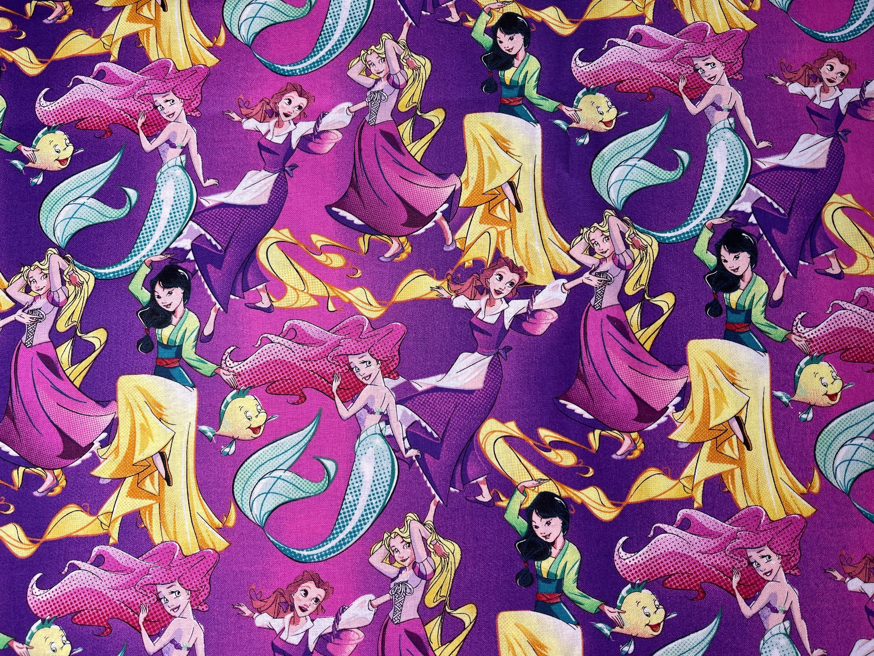 Disney’s Princess Snow White Yellow Cotton Fabric 18” x 21” Fat Quarter Disney’s Princess Snow White Yellow Cotton Fabric 18” x 21” Fat Quarter