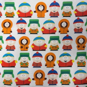 South Park Cotton fabric 18” x 21” fat quarter