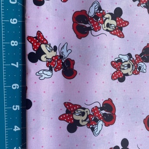 Minnie Mouse Cotton fabric fat quarter image 2