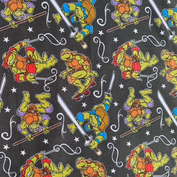 Teenage Mutant Ninja Turtles Cotton fabric fat quarter TMNT