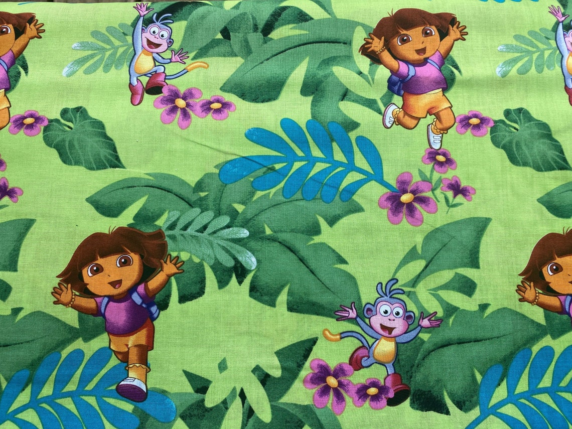 Dora the Explorer Cotton Fabric Fat Quarter Etsy