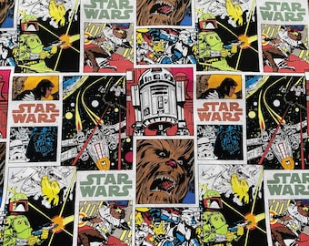 Star Wars Cotton fabric 18” x 21” fat quarter