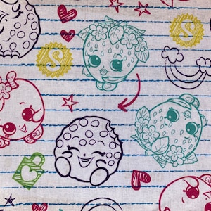 Shopkins Cotton fabric fat quarter