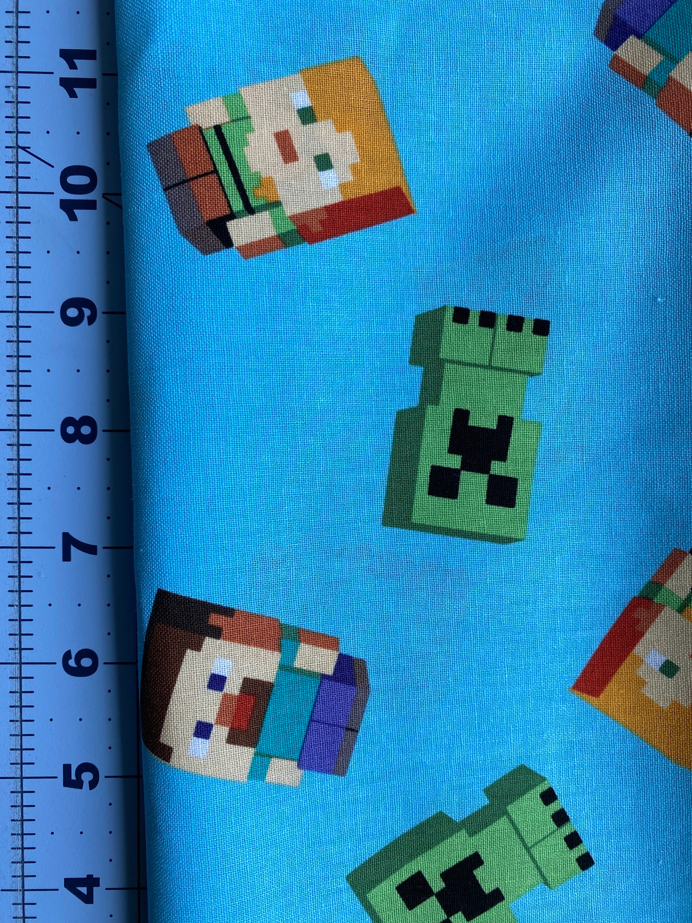 Custom Made Roblox Cotton Fabric Fat Quarter 18”x21” FQ