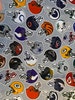 NFL all team helmets cotton fabric 18” x 21” fat quarter 