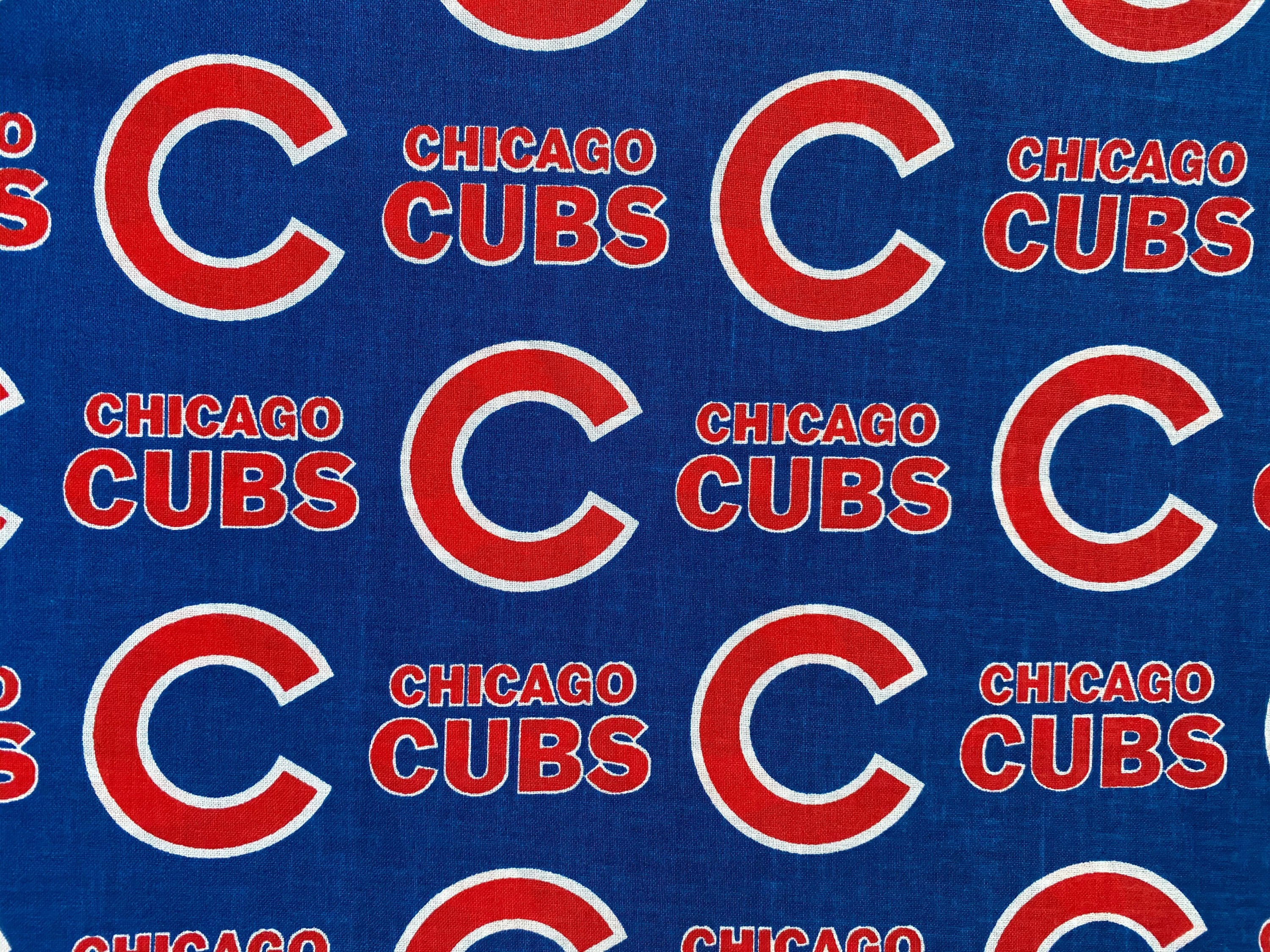 Chicago Cubs Cotton Fabric 18” X 21” Fat Quarter - Etsy