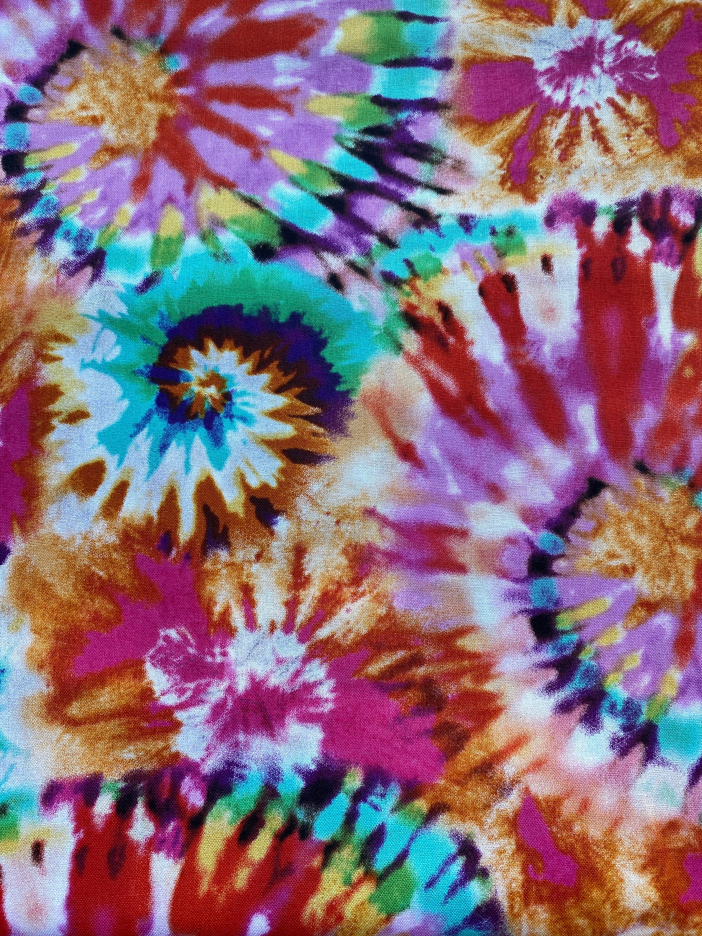 tie dye cotton fabric