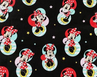 Minnie Mouse Cotton fabric fat quarter