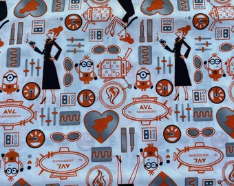 Minions Despicable Me Cotton fabric fat quarter
