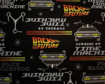 Back to the Future Cotton fabric 18”x 21” fat quarter