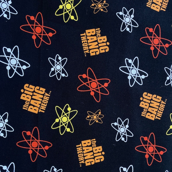 the Big Bang Theory Cotton fabric fat quarter