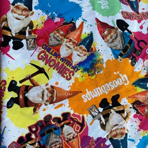 Goosebumps Chillin with my Gnomies Cotton fabric fat quarter