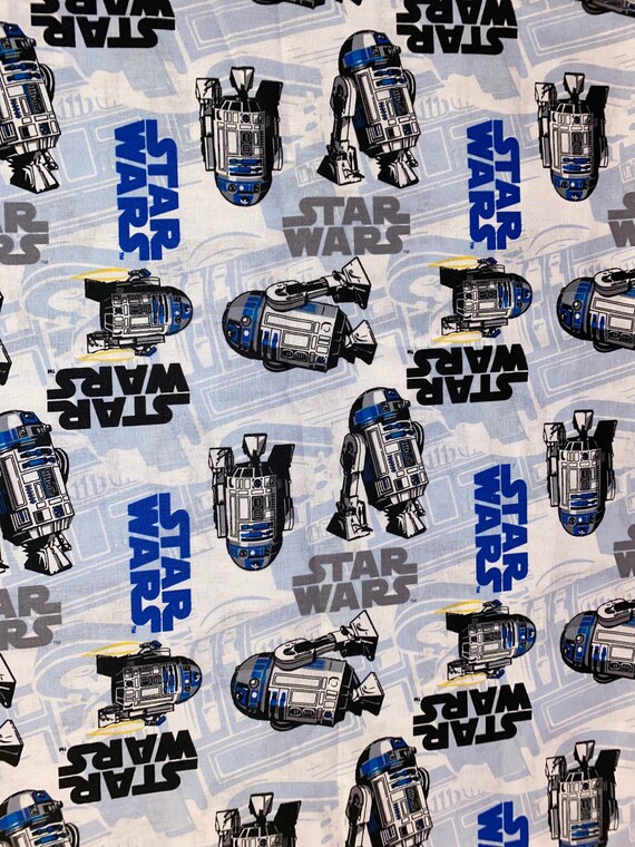 Star Wars Cotton Fabric 18 X 21 Fat Quarter Etsy