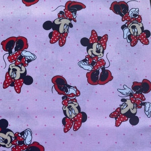 Minnie Mouse Cotton fabric fat quarter image 1