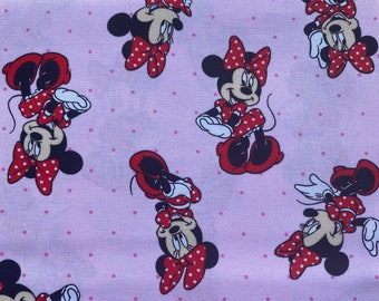 Minnie Mouse Cotton fabric fat quarter