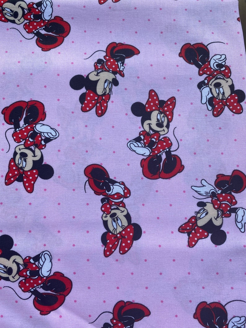 Minnie Mouse Cotton fabric fat quarter image 1