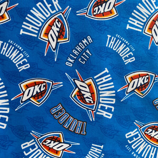 Oklahoma City Thunder cotton fabric fat quarter