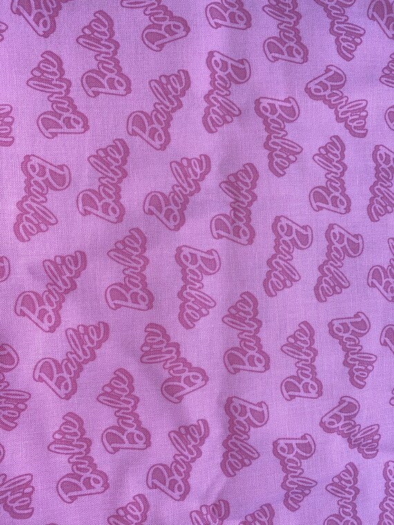 Dream Big Barbie 100% Cotton Fabric, Pink