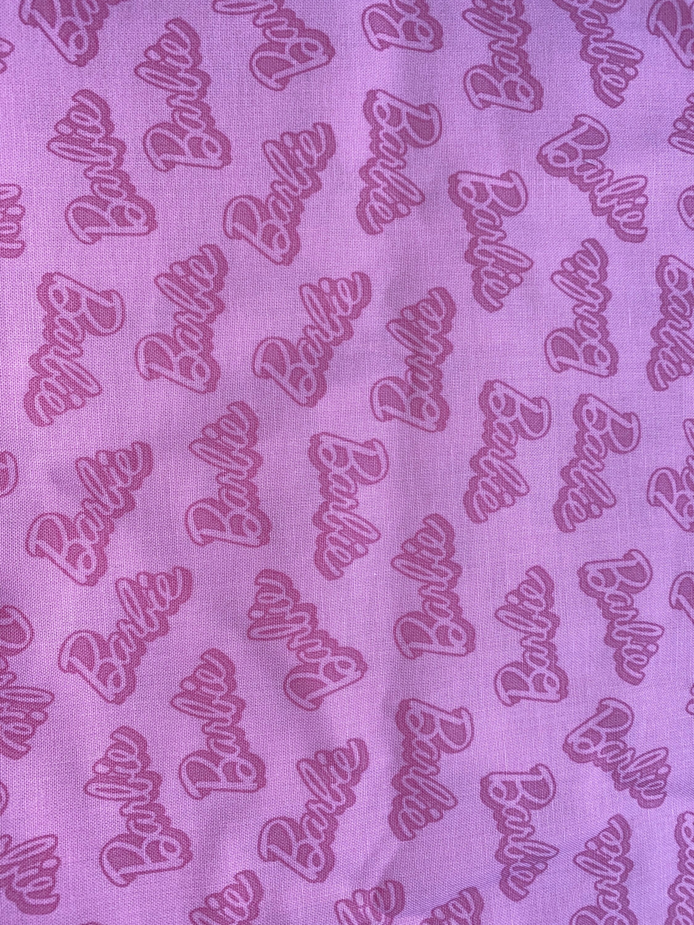 Barbie Cotton fabric 18” x 21” fat quarter