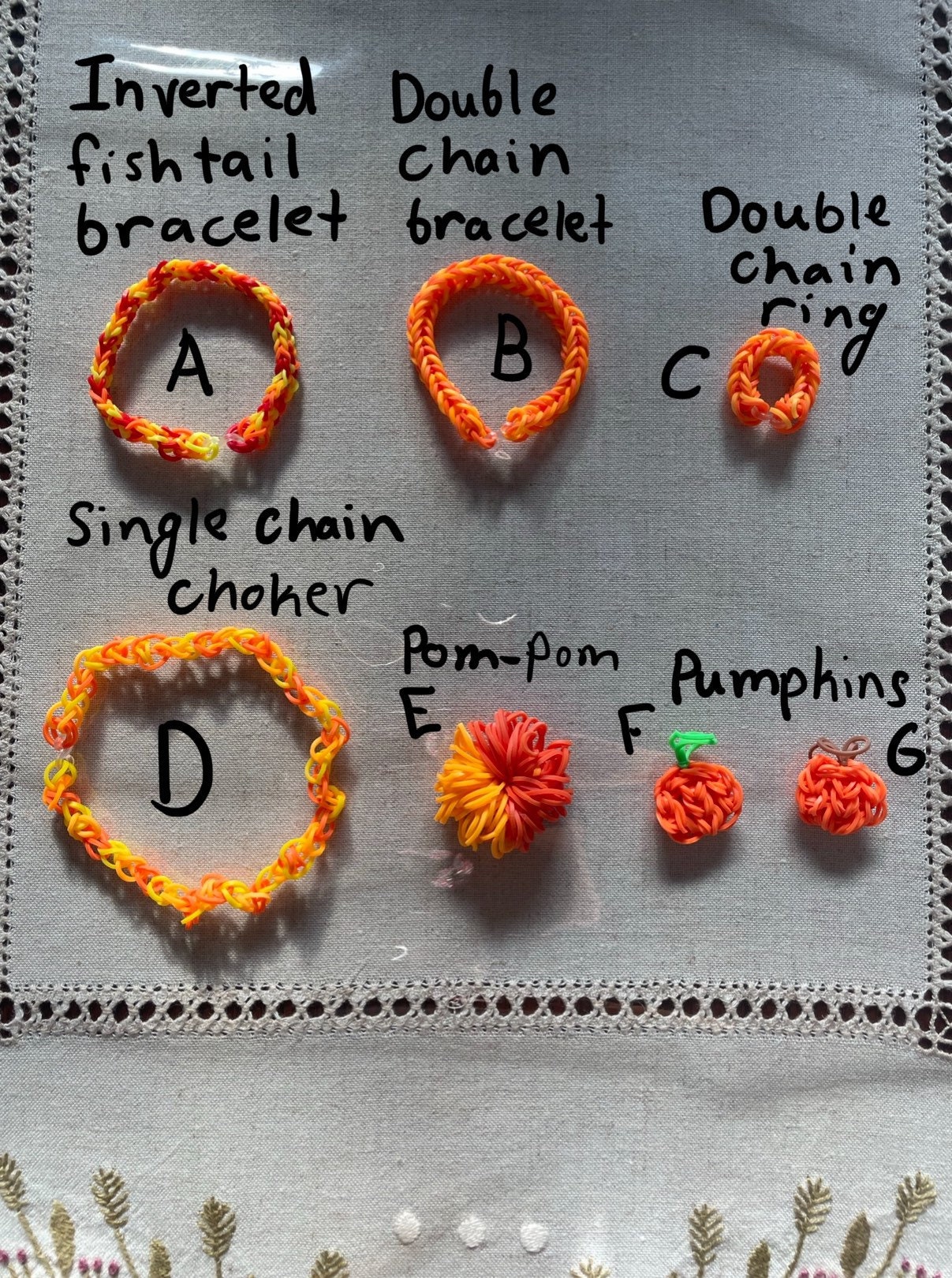 Halloween Rainbow Loom Accessories Etsy