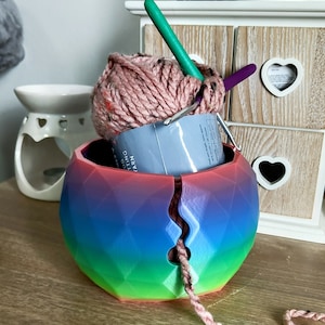3D Printed Yarn Wool Bowl | Knitter's Dream Accessory