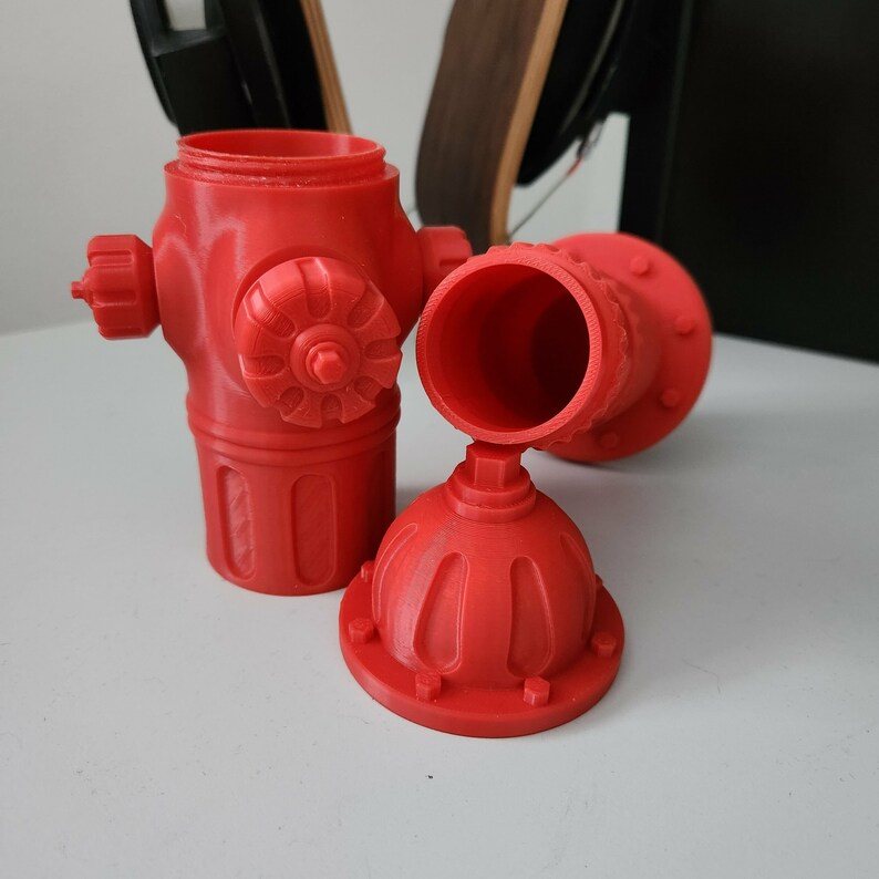 3D Printed Fire Hydrant Container | Unique Storage Solution